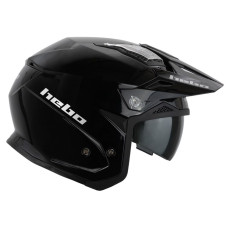 Hebo Zone 5 Mono Air Black W/Visor Helmet